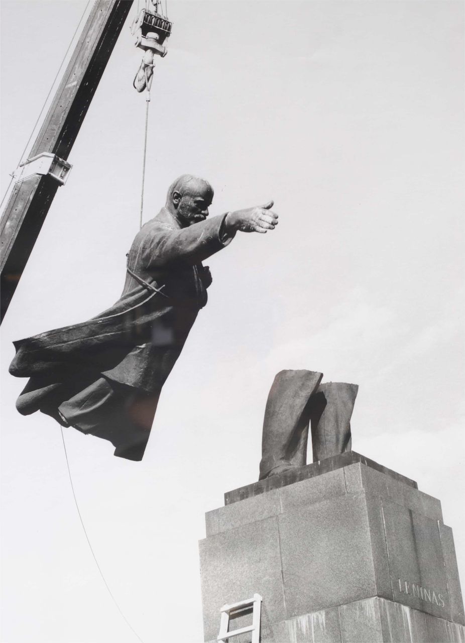 Lenin Goodbye Party Comrades 1991 by Antanas Sutkus