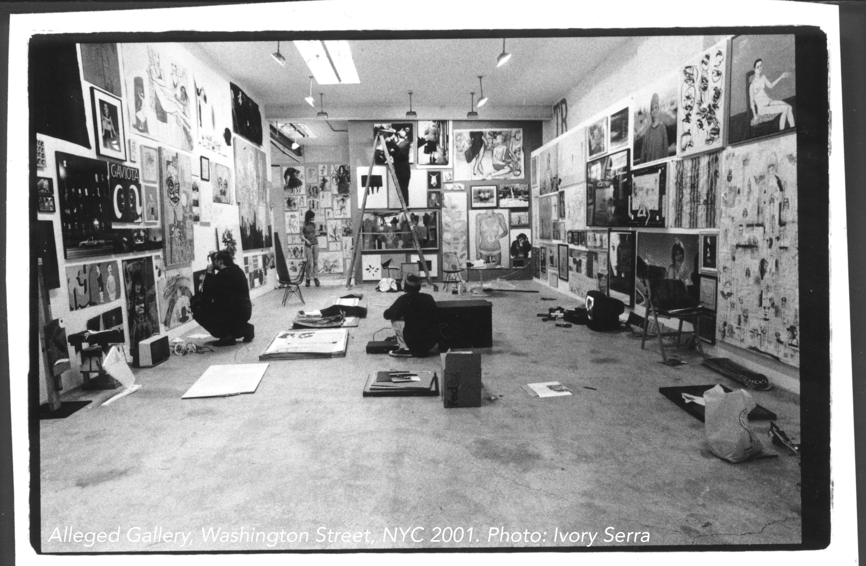 Alleged Gallery, Washington Street, NYC 2001. Photo: Ivory Serra